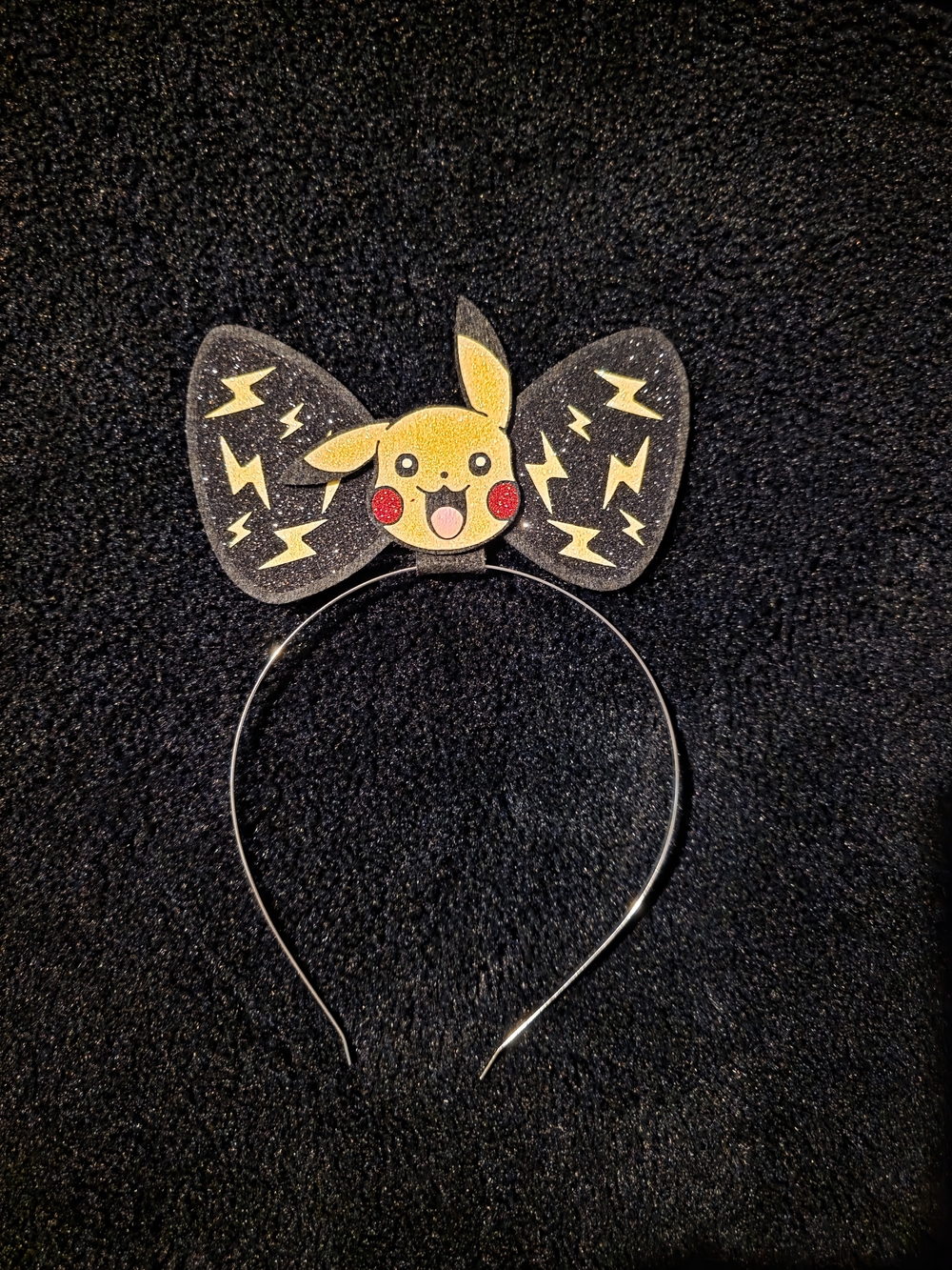Pikachu Lightning Bow Headband for Kids